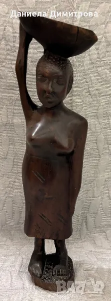 Дървена статуетка, снимка 1