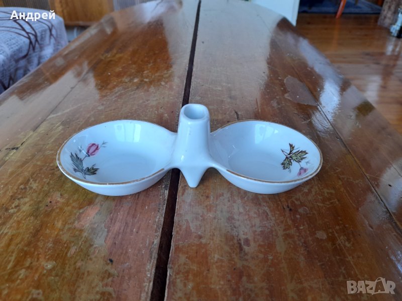 Стара порцеланова солница #20, снимка 1