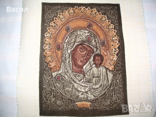 Гоблен казанската мадона, снимка 1