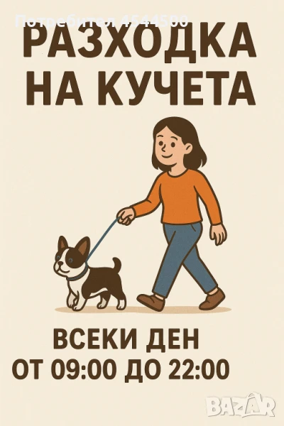 🐾Разхождане на кучета с внимание и грижа🐶, снимка 1