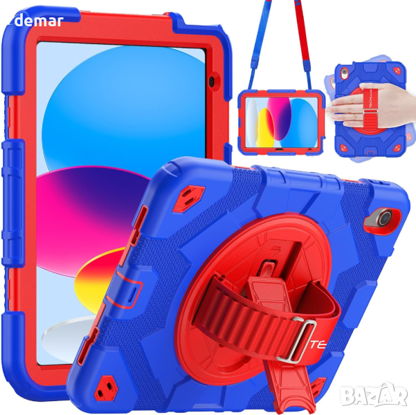 Калъф TECHGEAR SUPE за Apple iPad 10-то поколение 10,9" / iPad 10 2022 г., снимка 1