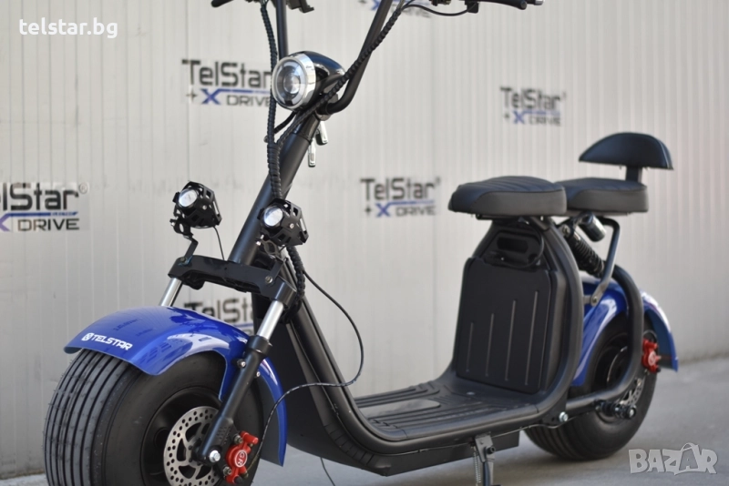 Електрически скутер BIG CITY HARLEY X7 ULTRA 1500W 60V 13Ah с LED фарове, снимка 1
