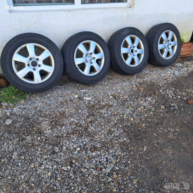 Алуминиеви джанти с гуми 5х100, снимка 1