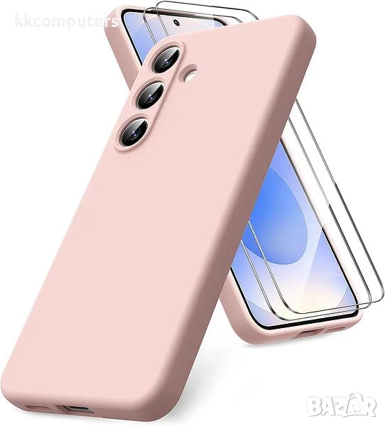 Калъф силикон Simple Color MagSafe / Розов / за Samsung S25 Edge Баркод : 3132048, снимка 1