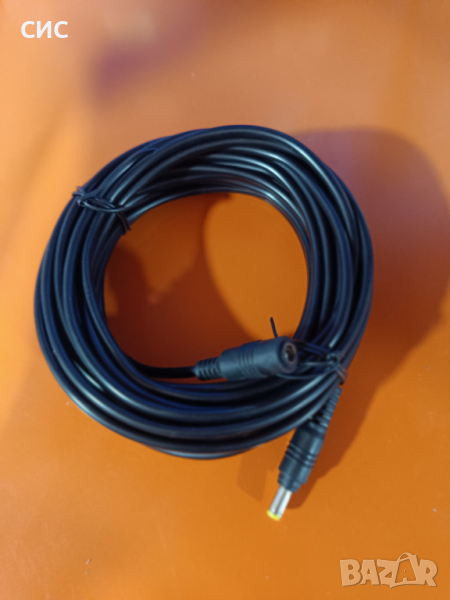 Удължаващ захранващ кабел за WIFI камера с фабрични конектори, снимка 1