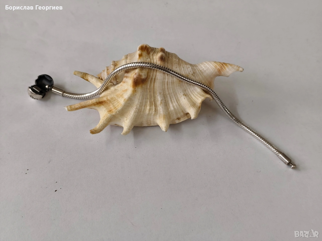 Оригинална сребърна гривна pandora, снимка 1