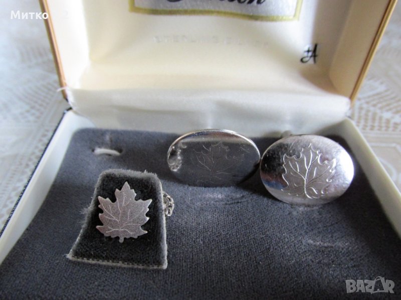  сребърни ръкавели, снимка 1