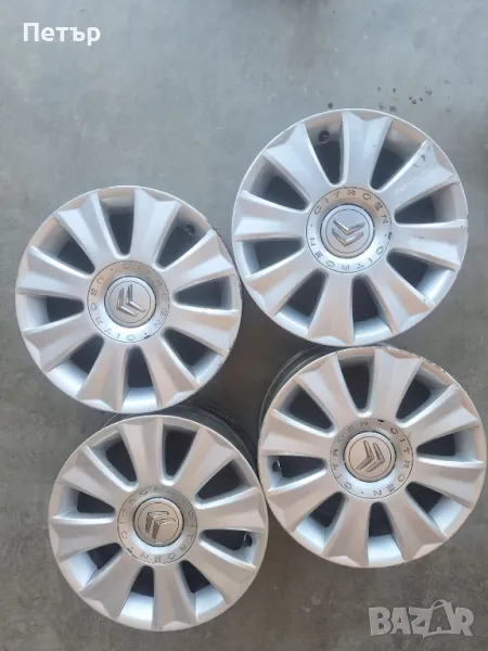 ОРИГИНАЛНИ АЛУМИНИЕВИ ДЖАНТИ ЗА СИТРОЕН С3 С4 С5 - 4Х108Х65-16 цола, снимка 1