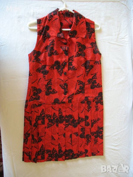 Нова рокля от коприна с плисета , снимка 1