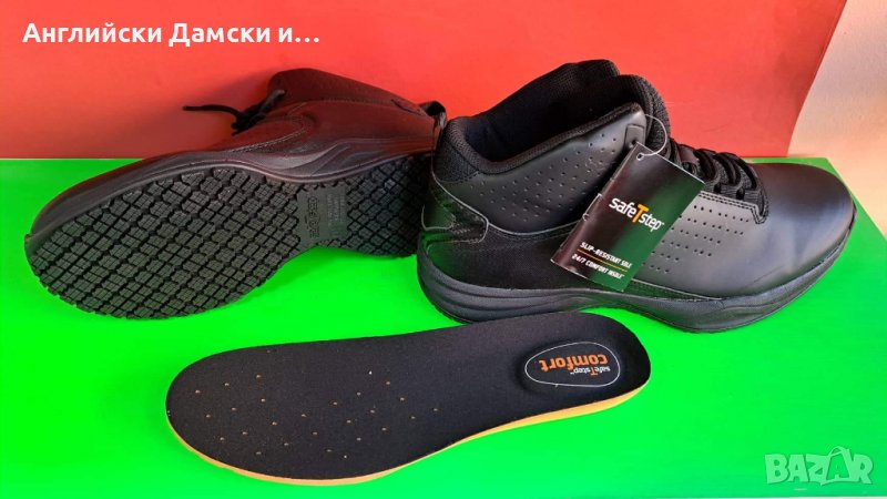 Английски мъжки кецове-боти Safe T Step, снимка 1