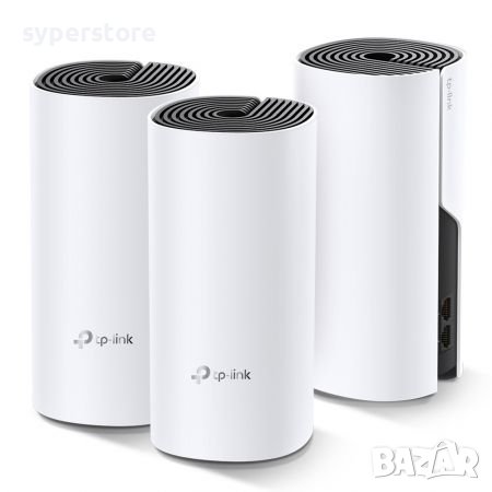 Удължител на интернет обхват TP-Link Deco M4 AC1200 3-pack Mesh Wi-Fi система за дома и офиса, снимка 1