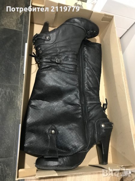 Дамски ботуши от естествена кожа, снимка 1