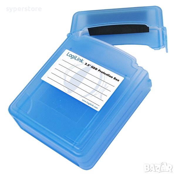 Предпазна кутийка за хард дискове 2x 2,5" HDD, UA0132, Blue SS300931, снимка 1