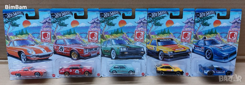 Колички Hot Wheels J-IMPORTS / Хот Уилс - 5 модела / 015, снимка 1