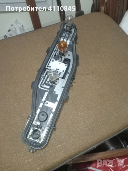 Държач платка на крушки за заден стоп на Дачия лоджи-десен., снимка 1