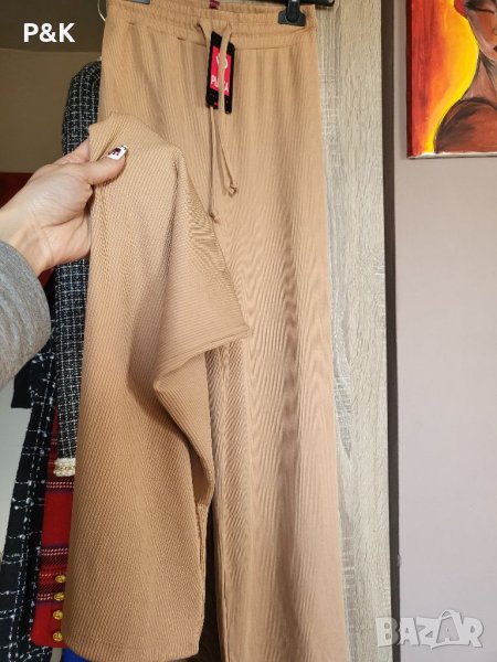 Рипс панталон с висока талия , снимка 1