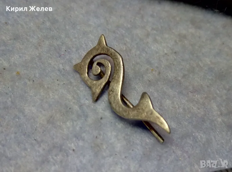 ШАРМАНТНА СРЕБЪРНА ОБЕЦА СРЕБРО 925 ХУДОЖЕСТВЕНА РЪЧНА ИЗРАБОТКА 40654, снимка 1