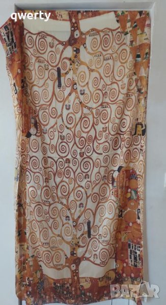 Нов шал естествена коприна - Густав Климт, снимка 1