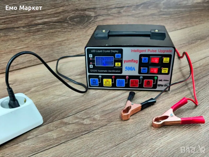 Зарядно за акумулатори 12/24V, снимка 1