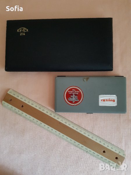 Стари комплекти ПЕРГЕЛИ/линия за мащаб ROTRING/Kinex 214-от 80те, снимка 1