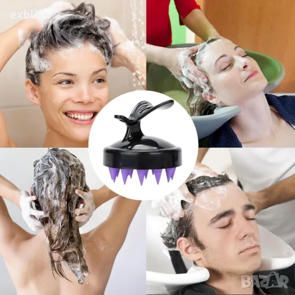 Масажна четка за скалп, снимка 1