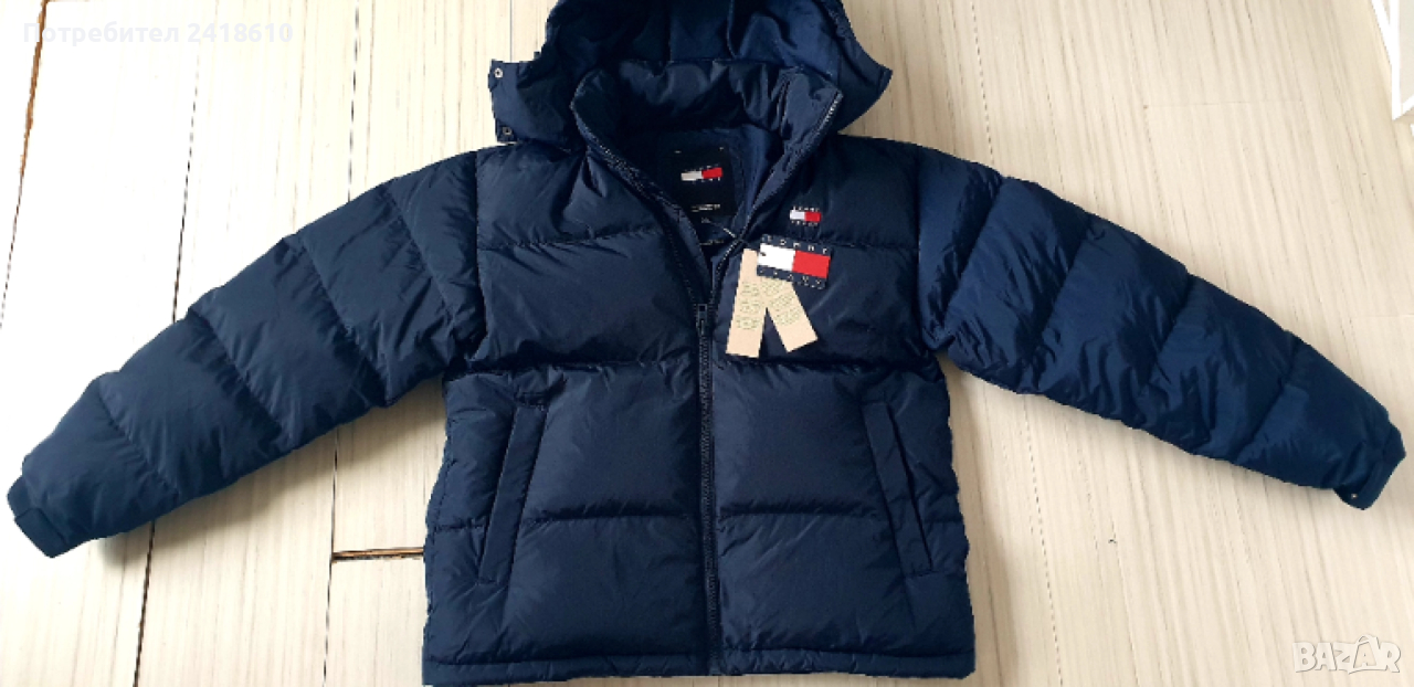 Tommy Hilfiger Alaska Mens Down Water Repellent Jacket Size S НОВО!  ОРИГИНАЛ! Мъжко Зимно пухено Як, снимка 1