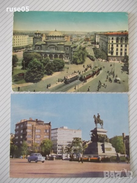 Лот от 2 бр. картички от София, снимка 1
