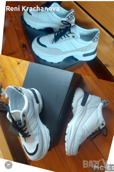 Естествена кожа маратонки - 37, снимка 1