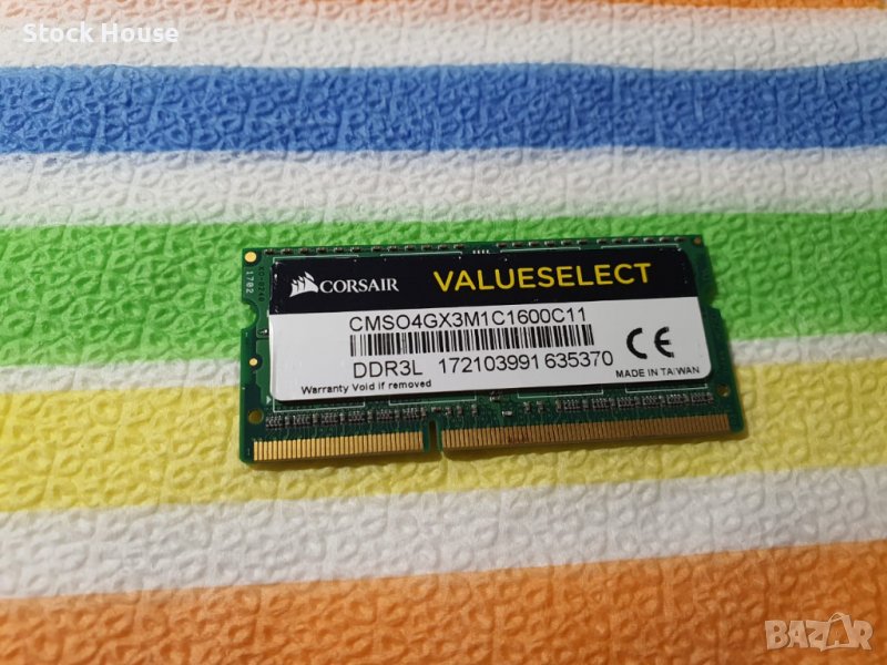 4GB DDR3L 1600Mhz Corsair рам памет за лаптоп, снимка 1