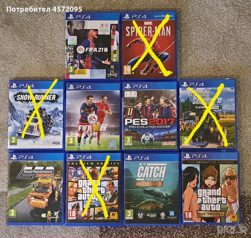 Продавам 6 игри за PlayStation 4, снимка 1