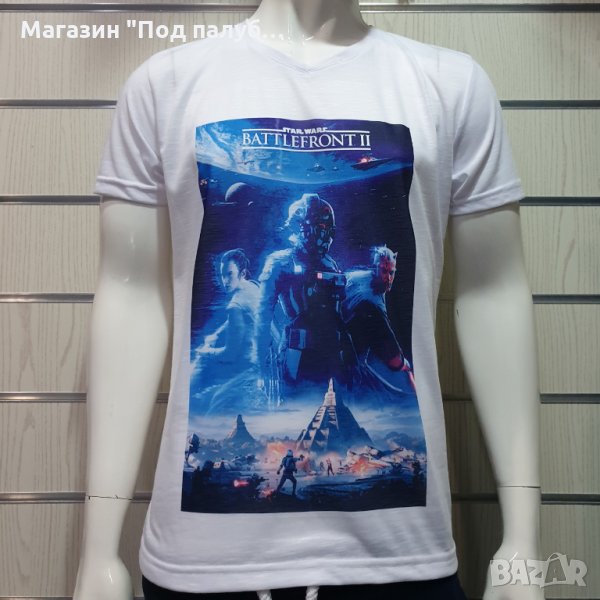 Нова мъжка тениска с трансферен печат STAR WARS (Междузвездни войни) - Battlefront II, снимка 1