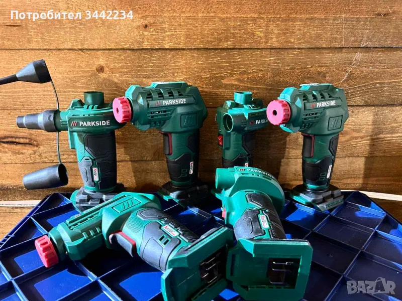 Компресор/Духалка парксайд parkside х20волта за гуми и дюшеци , снимка 1