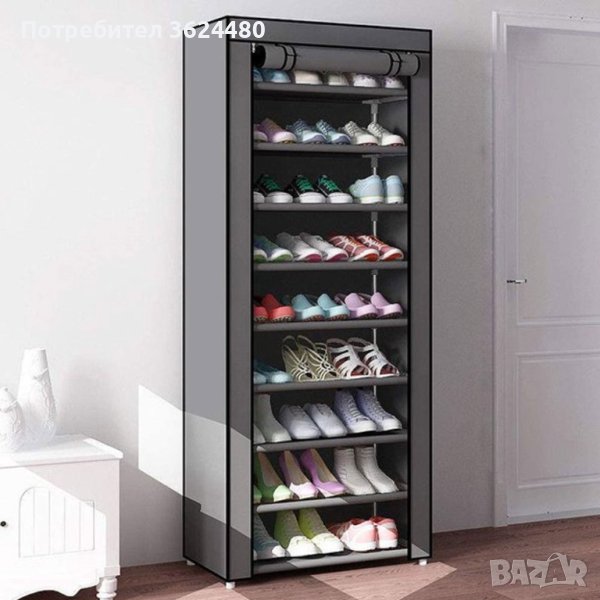 4069 Стелаж за обувки цвят сив 4069, снимка 1
