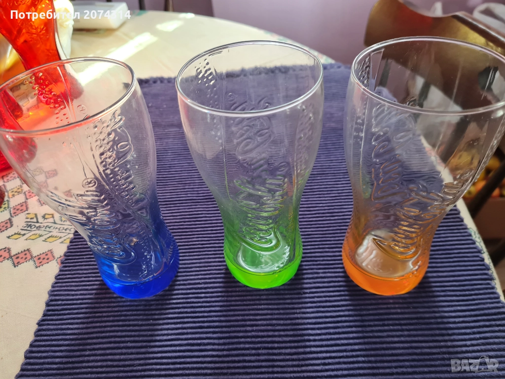Стъклени чаши Кока кола, снимка 1