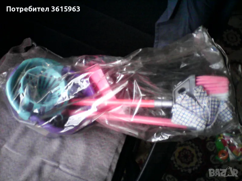 Детски комплект с пластмасова кофа, снимка 1