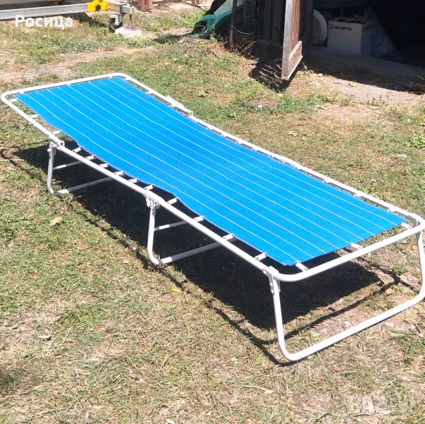 Походно легло | Сгъваемо туристическо походно легло тип шезлонг, снимка 1