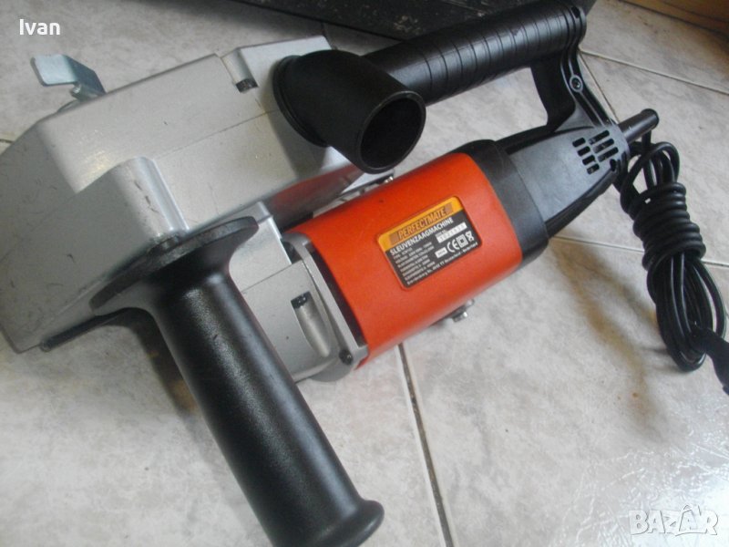 Професионална Каналокопка/Фреза Прокопаване Канали-Холандия-ф125мм/1500W-Perfectmate-Копае 30мм/45мм, снимка 1