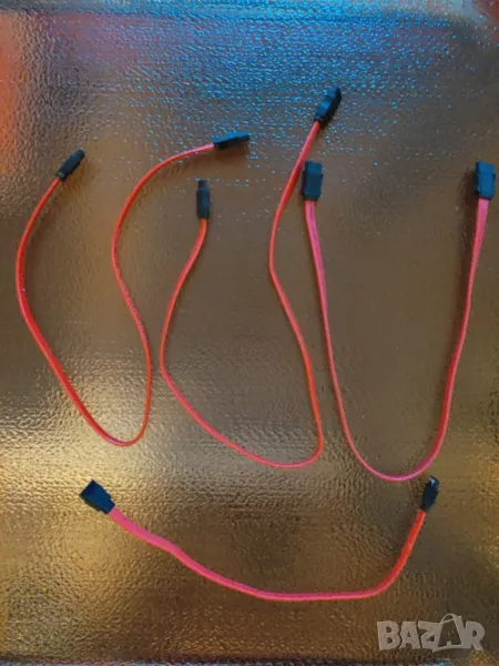 SATA кабел 2pairs AWG26 за твърд диск -50 см, снимка 1