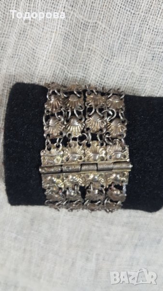Старинна сребърна гривна, снимка 1