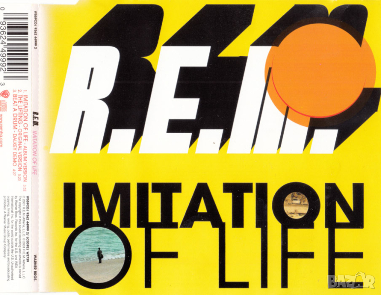 R.E.M. - Imitation of Life - Maxi Single CD - оригинален диск, снимка 1