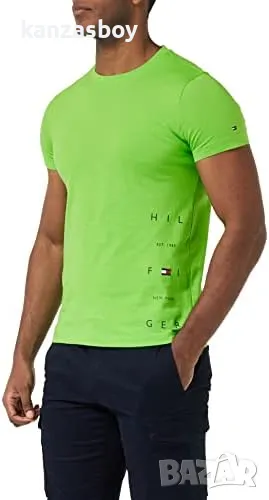 Tommy Hilfiger - страхотна мъжка тениска SLIM FIT 100% оригинал КАТО НОВА XL, снимка 1