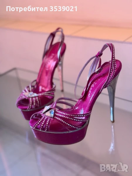 Чисто нови високи токчета размер 38 , снимка 1