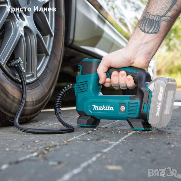 Makita Макита Компресор Акумулаторен Мобилен за Въздух 18V само Тяло, снимка 1