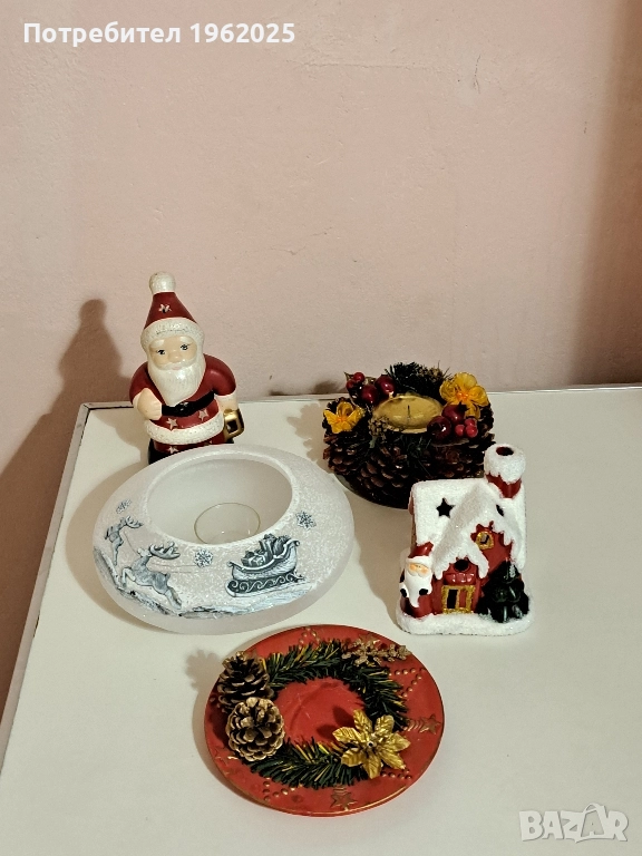 Коледни и Новогодишни Свещници, снимка 1