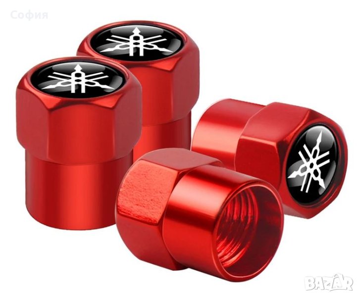 Нови метални капачки за винтили за Ямаха Yamaha и други автомобили НАЛИЧНО, снимка 1