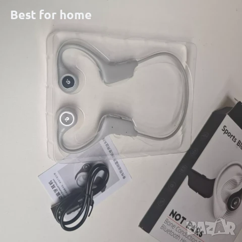 Безжични слушалки с костна проводимост Bluetooth 5.2, отворени, снимка 4 - Bluetooth слушалки - 51165145