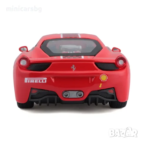Метални колички Ferrari 458 Challenge №5 – 1:24, снимка 6 - Колекции - 55983901