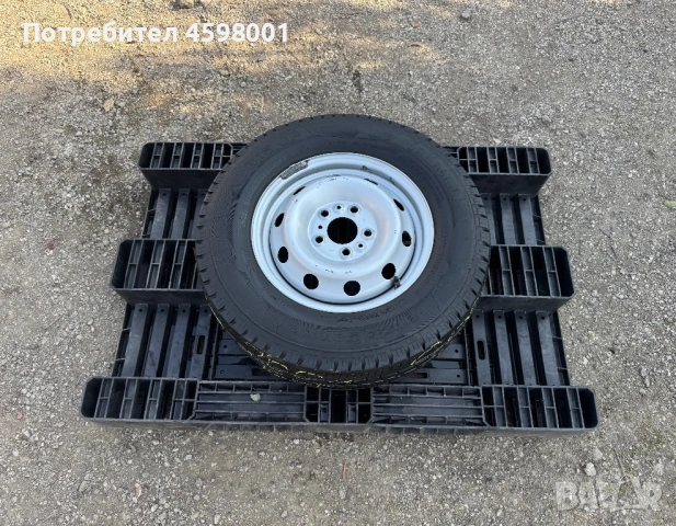 ЧИСТО НОВА Джанта 15цола 5x118+НОВА Гума Continental за Iveco Daily,Ducato,Boxer,Jumper,Movano