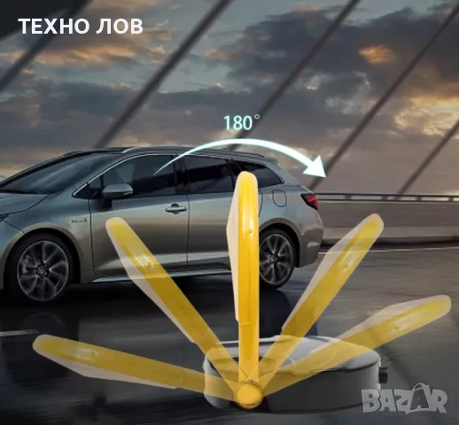 Автоматична антипаркинг скоба със соларен панел с 2 дистанционни, снимка 8 - Гаражни врати - 40642322