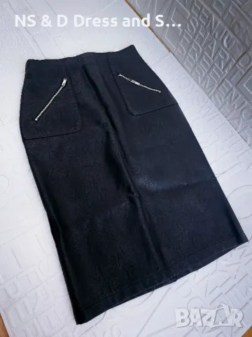 Кожена пола , снимка 3 - Поли - 47560252